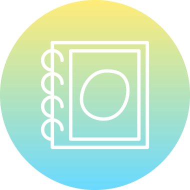 Küçük Harf O web simgesi vektör çizimi