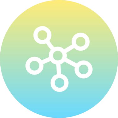 Ağ simgesi vektör illüstrasyon tasarımı