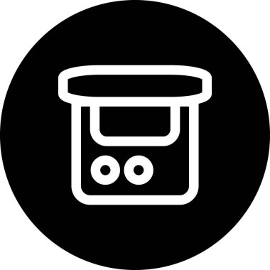 arşiv web simgesi vektör illüstrasyonu