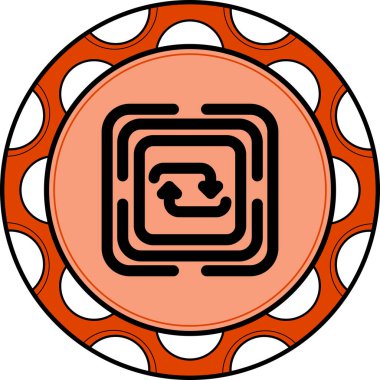 Web simgesi vektör illüstrasyonunu tekrarla