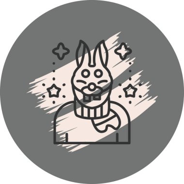 Tavşan Eşsiz Yenilikçi Dijital Grafik Sembolü