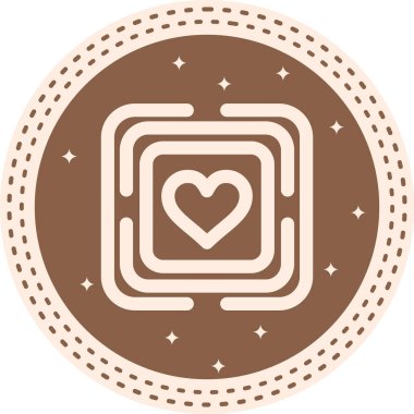 Çizgi Ağ ikonu vektör çizimi gibi