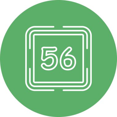 56 Web simgesi vektör illüstrasyonu