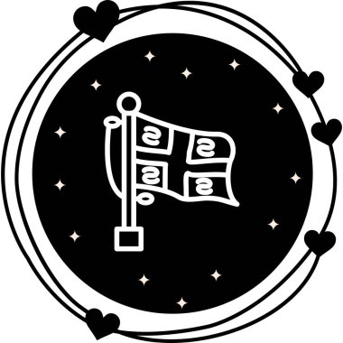 Martinique 'in ulusal bayrağı, simge tasarımı ögesi