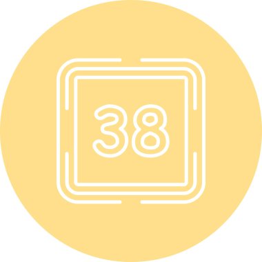 38 Web simgesi vektör illüstrasyonu