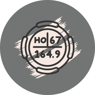 Holmiyum sembolü, periyodik tablonun kimyasal elementi, vektör simgesi