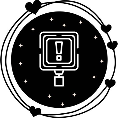 Dikkat Yaratıcı Minimum Vektör Sanatı Özelliği