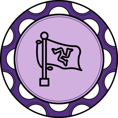 Man Adası ulusal bayrağı, simge tasarımı ögesi