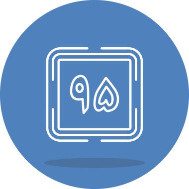 Doksan beş web simgesi vektör illüstrasyonu