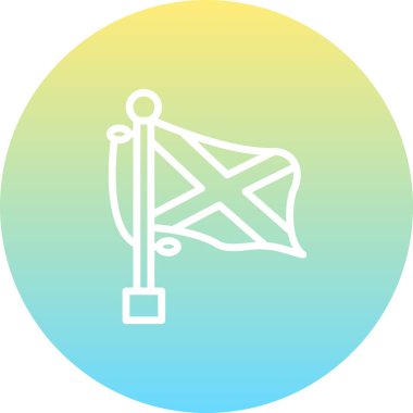 İskoçya ulusal bayrağı, simge tasarım elementi