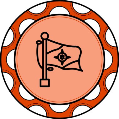 Bonaire 'nin ulusal bayrağı, simge tasarımı ögesi