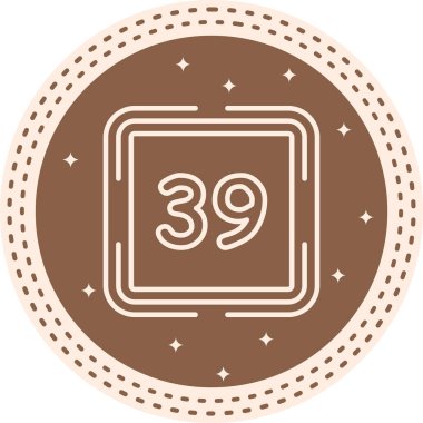 39 Web simgesi vektör illüstrasyonu