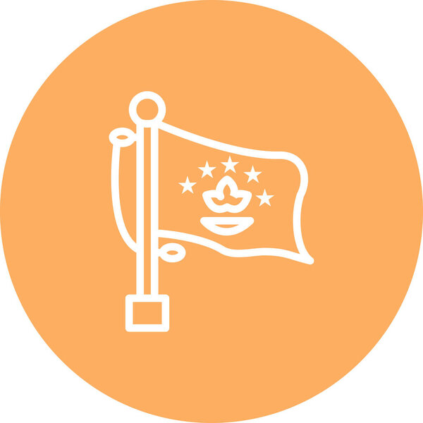 national flag of Macau, icon design element