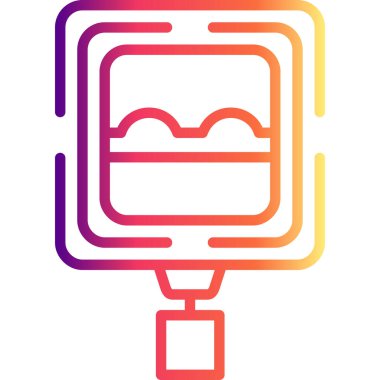 Sert Yol Minimum Düz Yaratıcı Grafik Tasarımı