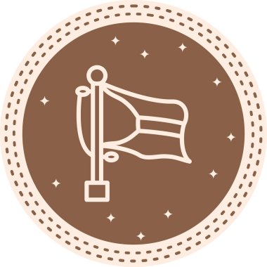 Beyaz bir arkaplana karşı bayrak direğinde Kuveyt bayrağı sallamak