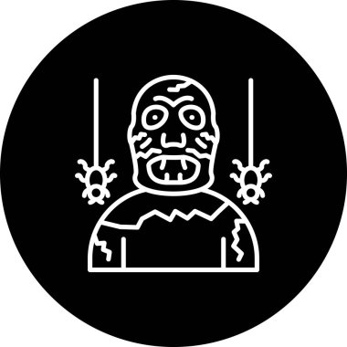 Sırıtan Şeytan Modern Düz Tasarım Özelliği