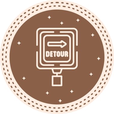 Ayrıntılı Seçkin Dijital Tasarım Sembolü