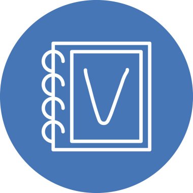 Büyük Harf V Dinamik Yaratıcı Dijital Grafik Şekli