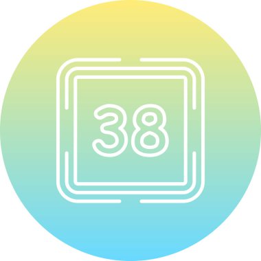 38 Web simgesi vektör illüstrasyonu