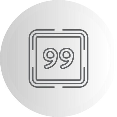 Doksan dokuz web simgesi vektör illüstrasyonu