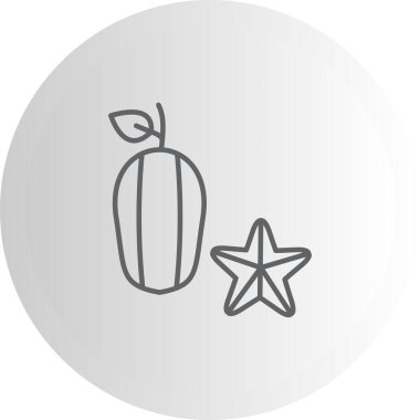 Starfruit Zarif Çağdaş Dijital Grafik Özelliği