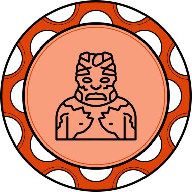 Taş Adam Seçkin Markalı Vektör Varlığı