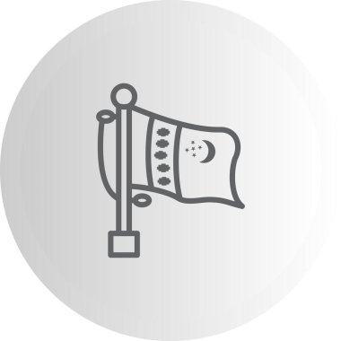 Türkmenistan simgesinin ulusal bayrağı, tasarım ögesi