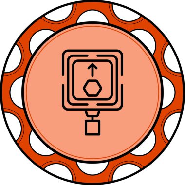 Tarz Yüksek Çözünürlüklü Sanat Sembolünün Önünde Durdur