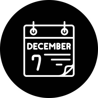 7 Aralık Eşsiz Soyut Markalaştırma Grafik ŞekliName