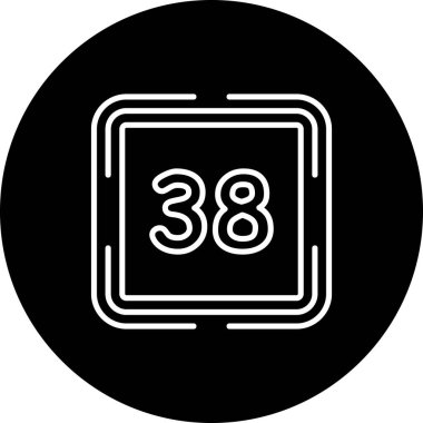 38 Web simgesi vektör illüstrasyonu