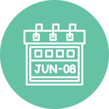 8 Haziran Yaratıcı Yüksek Çözünürlüklü Grafik Elementi