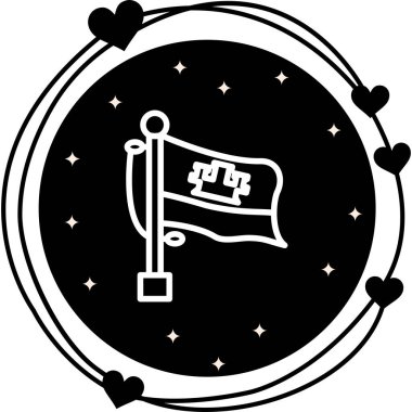 Gibraltar simgesinin ulusal bayrağı, tasarım ögesi