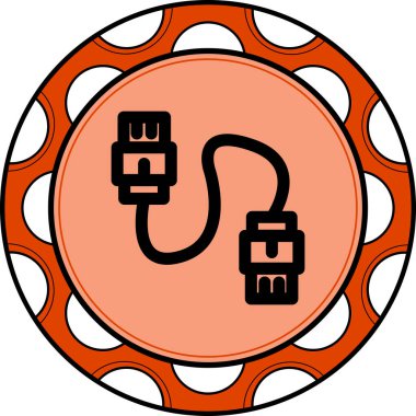 Ethernet kablo Zarif Minimum Dijital Tasarım Özelliği