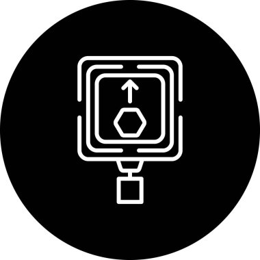 İleride Dinamik Yaratıcı Dijital Grafik Şeklini Durdur