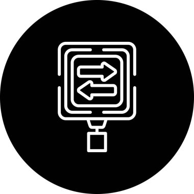 Çift Taraflı Eşsiz Yenilikçi Dijital Grafik Sembolü