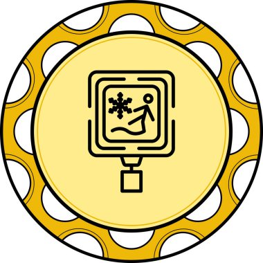 izle simge vektör çizimi tasarımı