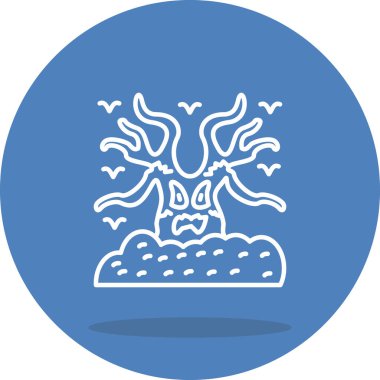 Ürkütücü Ağaç Premium Modern Dijital Sanat Özelliği