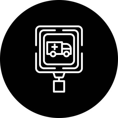 Acil Durum Aracı Yenilikçi Modern Yaratıcı Grafik Özelliği