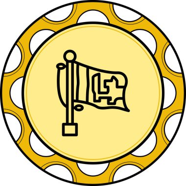 Bayrak Sri Lanka Gelişmiş Minimum Arayüz Tasarımı Elemanı