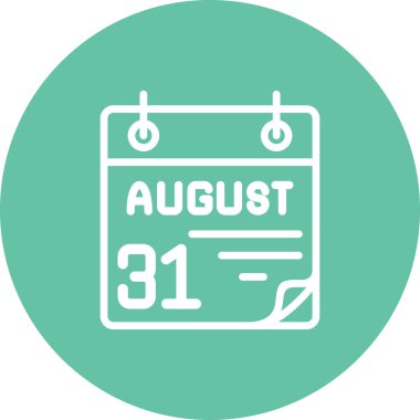 31 Ağustos Profesyonel Temiz Düz Grafik Özelliği