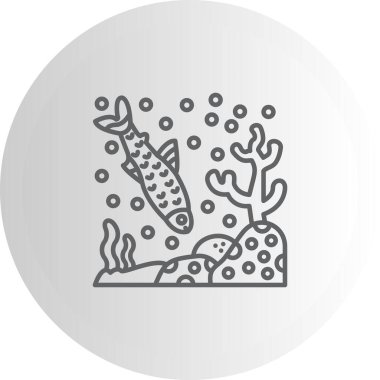 Siyah Neon Tetra Dengeli Özel Düz Vektör Düzeni