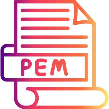 PEM Dengeli Profesyonel Markalaşma Grafik Sembolü