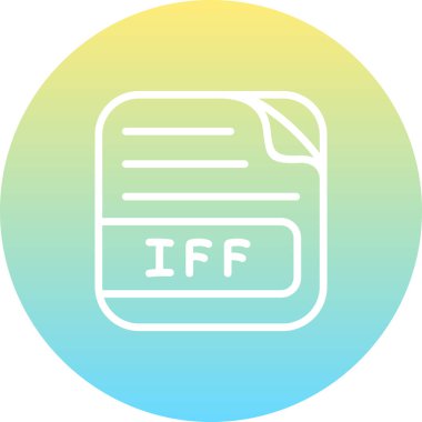 iff Dosya resimlemesi içeren Gradyan Çember tasarımı