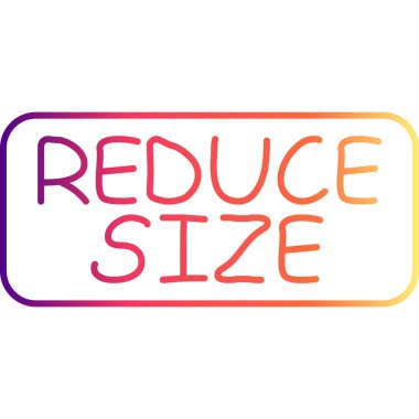 Boyut Web ikonu vektör resimlemesini Azalt