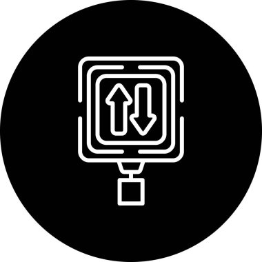 Two Way Minimal Flat Creative Graphic Design