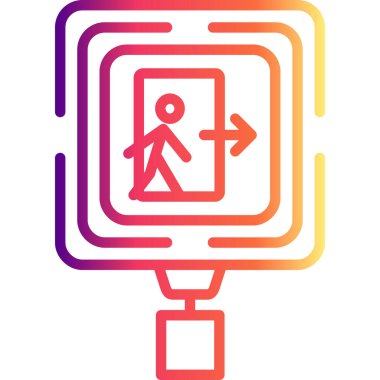 Acil Çıkış Zarif Minimum Dijital Tasarım Özelliği