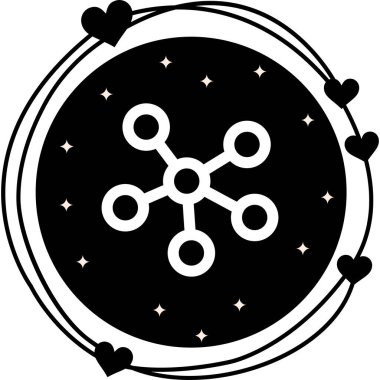 Ağ simgesi vektör illüstrasyon tasarımı