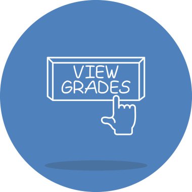 Not web simgesi vektör illüstrasyonunu görüntüle