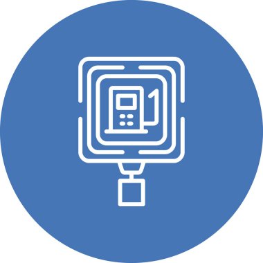 Benzin İstasyonu Motifli Markalaştırma Vektörü Özelliği