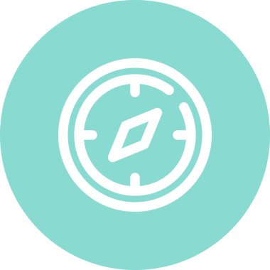 Pusula aracı gezinme web simgesi